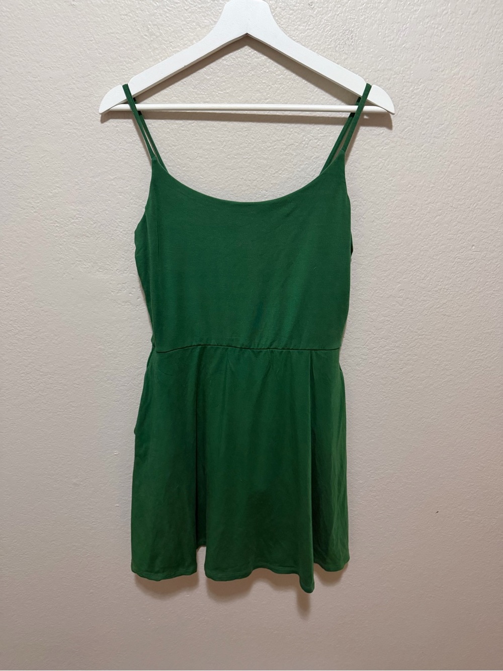 Purusha People Everyday Movement Dress Large Green Tencel Activewear - Picture 3 of 7